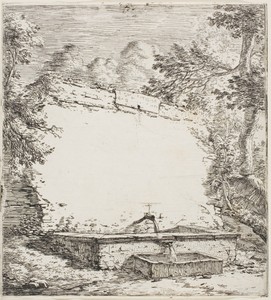 Title Page by Karel du Jardin, created n.d., in Etching on paper. Download this artwork as a high-resolution wallpaper for desktop, tablet, or mobile. — Illustration Wallpaper