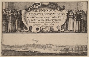Title Page by Wenceslaus Hollar, created 1635, in etching. Download this artwork as a high-resolution wallpaper for desktop, tablet, or mobile. — Wenceslaus Hollar Wallpaper