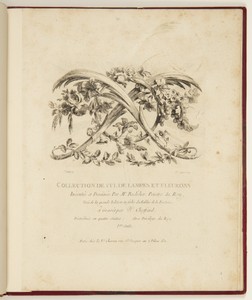 Title Page by Jean-Jacques Bachelier, created 1760, in Etching and engraving on laid paper. Download this artwork as a high-resolution wallpaper for desktop, ta