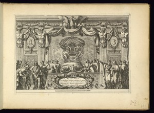Title Page by Jean Lepautre, created 1650–80, in Etching on laid paper. Download this artwork as a high-resolution wallpaper for desktop, tablet, or mobile. — Jean Lepautre Wallpaper