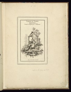 Title Page by Jean-Baptiste Pillement, created 1773, in Etching on laid paper. Download this artwork as a high-resolution wallpaper for desktop, tablet, or mobi — Art Picture