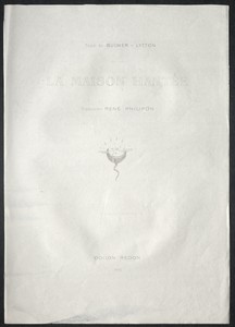 Title Plate by Odilon Redon, created 1896, in lithograph on wove paper. Download this artwork as a high-resolution wallpaper for desktop, tablet, or mobile. — Art Picture