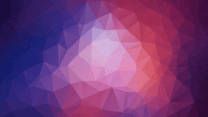 Abstraktes geometrisches Tapeten mit leuchtenden rosa und lila Dreiecken, die in dunkelblau übergehen — Abstract Triangle Wallpaper