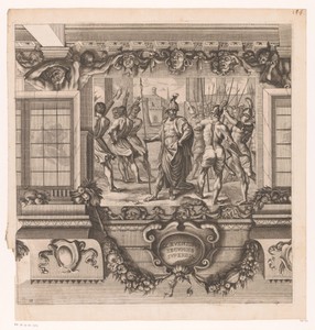 Trots van Romulus by Louis de Châtillon, created 1659, in paper; etching; engraving. Download this artwork as a high-resolution wallpaper for desktop, tablet, o