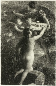 Truth by Henri Fantin-Latour, created 1888, in Lithograph in black on ivory China paper laid down on ivory wove paper. Download this artwork as a high-resolutio — Illustration Wallpaper
