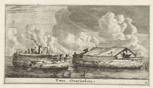 Twee Overlanders by Reinier Zeeman, created 1652 - 1654, in paper; etching; drypoint. Download this artwork as a high-resolution wallpaper for desktop, tablet, — Reinier Zeeman Wallpaper