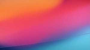 Zweifarbiger Farbverlauf, unterteilt in Orange-Pink- und Pink-Blau-Abschnitte.