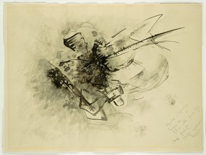 Untitled by Vasily Kandinsky, created September 1, 1916, in Pen and brush and black ink, gray wash, with touches of graphite, on cream wove paper. Download this — Vasily Kandinsky Wallpaper