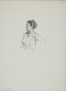 Untitled (Half Drunk) by Paul Gavarni, created n.d., in Lithograph in black on ivory wove paper. Download this artwork as a high-resolution wallpaper for deskto — Illustration Wallpaper