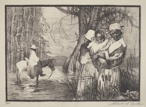 Untitled (Shadows) by Albert Alexander Smith, created 1930, in lithograph. Download this artwork as a high-resolution wallpaper for desktop, tablet, or mobile. — Albert Alexander Smith Wallpaper