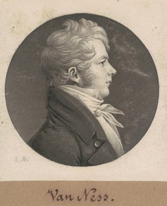Van Ness by Charles B. J. Févret de Saint-Mémin, created 1808, in mezzotint and engraving in black on wove paper mounted to brown wove paper. Download this artw — Charles B. J. Févret de Saint-Mémin Wallpaper