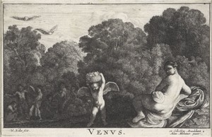 Venus by Wenceslaus Hollar, created 1644 - 1652, in paper; etching. Download this artwork as a high-resolution wallpaper for desktop, tablet, or mobile. — Painting Picture