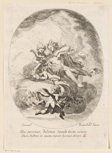 Venus by Samuel Bottschild, created 1693, in paper; etching. Download this artwork as a high-resolution wallpaper for desktop, tablet, or mobile. — Samuel Bottschild Wallpaper