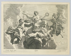 Ver (Spring) by Gerard de Lairesse, created ca. 1680, in Etching on paper. Download this artwork as a high-resolution wallpaper for desktop, tablet, or mobile. — Art Picture