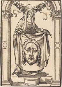 Veronica by Hans Burgkmair (I), created probably 1511, in woodcut on laid paper. Download this artwork as a high-resolution wallpaper for desktop, tablet, or mo — Hans Burgkmair (I) Wallpaper