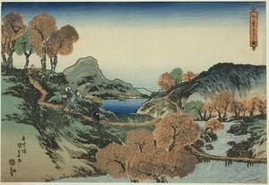 Viewing Maple Trees by Utagawa Kunisada I (Toyokuni III), created 1835, in Color woodblock print. Download this artwork as a high-resolution wallpaper for deskt — Utagawa Kunisada I (Toyokuni III) Wallpaper