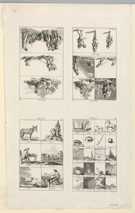 Vignettes for a Latin Grammar by Daniel Nikolaus Chodowiecki, created 1779, in Engraving on paper. Download this artwork as a high-resolution wallpaper for desk — Daniel Nikolaus Chodowiecki Wallpaper