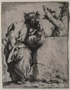 Virgil by Jusepe de Ribera, created c. 1620–21, in etching. Download this artwork as a high-resolution wallpaper for desktop, tablet, or mobile. — Jusepe de Ribera Wallpaper