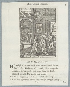 Visitatie by Christoffel van Sichem (II), created 1629 - 1648, in paper; letterpress printing; plakken; houtsnede. Download this artwork as a high-resolution wa
