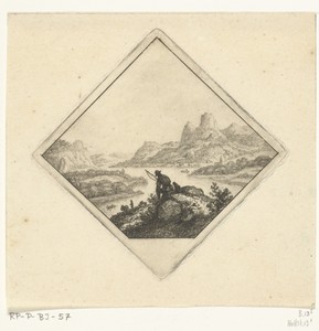 Voorjaar by Jan van Almeloveen, created 1662 - 1683, in paper; etching. Download this artwork as a high-resolution wallpaper for desktop, tablet, or mobile. — Jan van Almeloveen Wallpaper