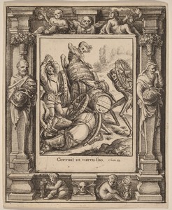 Waggoner by Wenceslaus Hollar, created 1651, in etching with border "Democritus and Heraclitus" (Pennington 233A). Download this artwork as a high-resolution wa — Art Wallpaper