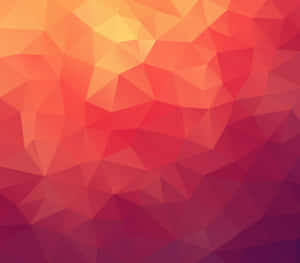 Padrão geométrico abstrato com gradiente de cores quentes — Abstract Polygon Papéis de Parede