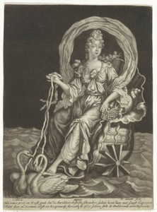 Water by Willem Schaak, created 1680 - 1726, in paper; engraving; mezzotint. Download this artwork as a high-resolution wallpaper for desktop, tablet, or mobile — Willem Schaak Wallpaper