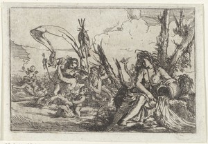 Water by Giulio Carpioni (I), created 1623 - 1679, in paper; etching. Download this artwork as a high-resolution wallpaper for desktop, tablet, or mobile. — Giulio Carpioni (I) Wallpaper