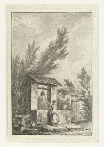 Waterput by Hubert Robert, created 1763 - 1766, in paper; etching. Download this artwork as a high-resolution wallpaper for desktop, tablet, or mobile. — Art Picture