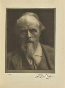 William De Morgan by Alvin Langdon Coburn, created negative July 21, 1908; print 1913. Download this artwork as a high-resolution wallpaper for desktop, tablet,