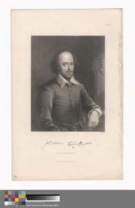 William Shakspeare by William Holl II, in Etching, line engraving and stipple engraving on wove paper. Download this artwork as a high-resolution wallpaper for — William Holl II Wallpaper