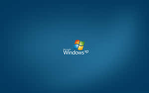Windows XP logo on blue gradient background — Windows Aesthetic Wallpaper