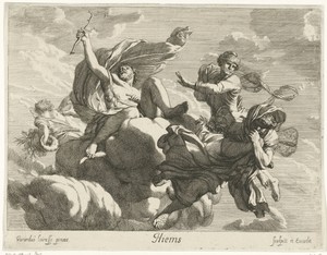 Winter by Gerard de Lairesse, created 1675, in paper; etching. Download this artwork as a high-resolution wallpaper for desktop, tablet, or mobile. — Gerard de Lairesse Wallpaper