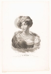 Winter by A. Bosselman, created 1824, in paper; stipple engraving; engraving. Download this artwork as a high-resolution wallpaper for desktop, tablet, or mobil — A. Bosselman Wallpaper