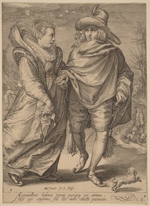 Winter by Jan Saenredam, created 1601, in engraving. Download this artwork as a high-resolution wallpaper for desktop, tablet, or mobile. — Jan Saenredam Wallpaper