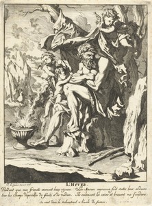 Winter by Caspar Luyken, created 1698 - 1708, in paper; etching. Download this artwork as a high-resolution wallpaper for desktop, tablet, or mobile. — Caspar Luyken Wallpaper