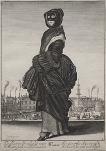 Winter by Wenceslaus Hollar, created 1643–44, in etching. Download this artwork as a high-resolution wallpaper for desktop, tablet, or mobile. — Art Picture