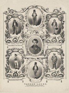 Yankee Locke by John L. Magee, active 1844 - 1867, created c. 1860, in Lithograph on paper. Download this artwork as a high-resolution wallpaper for desktop, ta — John L. Magee, active 1844 - 1867 Wallpaper