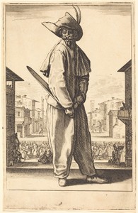 Zanni by Jacques Callot, created 1618/1620, in etching and engraving on laid paper. Download this artwork as a high-resolution wallpaper for desktop, tablet, or — Jacques Callot Wallpaper
