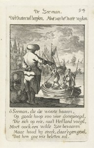 Zeeman by Jan Luyken, created 1694, in paper; etching. Download this artwork as a high-resolution wallpaper for desktop, tablet, or mobile. — Art Wallpaper