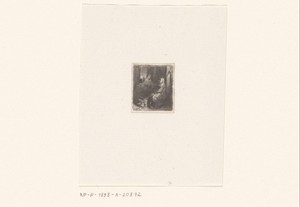 Zittende vrouw by Charles Emile Jacque, created 1843, in paper; etching; engraving; intaglio printmaking technique. Download this artwork as a high-resolution w — Portrait Background