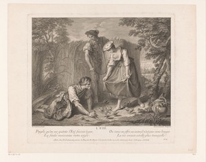 Zomer by Nicolas de Larmessin (III), created 1745, in paper; etching; engraving. Download this artwork as a high-resolution wallpaper for desktop, tablet, or mo — Nicolas de Larmessin (III) Wallpaper