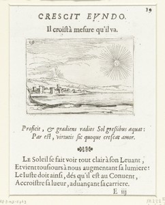 Zonsopgang by Jacques Callot, created 1621 - 1635, in paper; letterpress printing; etching. Download this artwork as a high-resolution wallpaper for desktop, ta — Art Picture